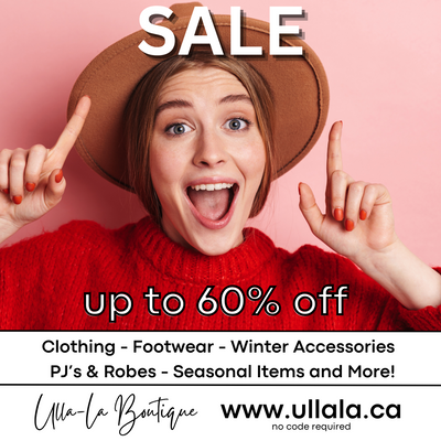 Ulla-La Boutique End of Season 2023 Sale – Unwrap the Savings!