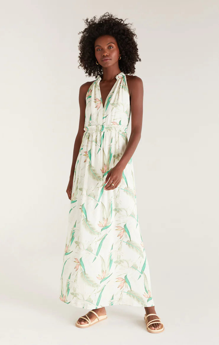 Paradise printed maxi dress deals