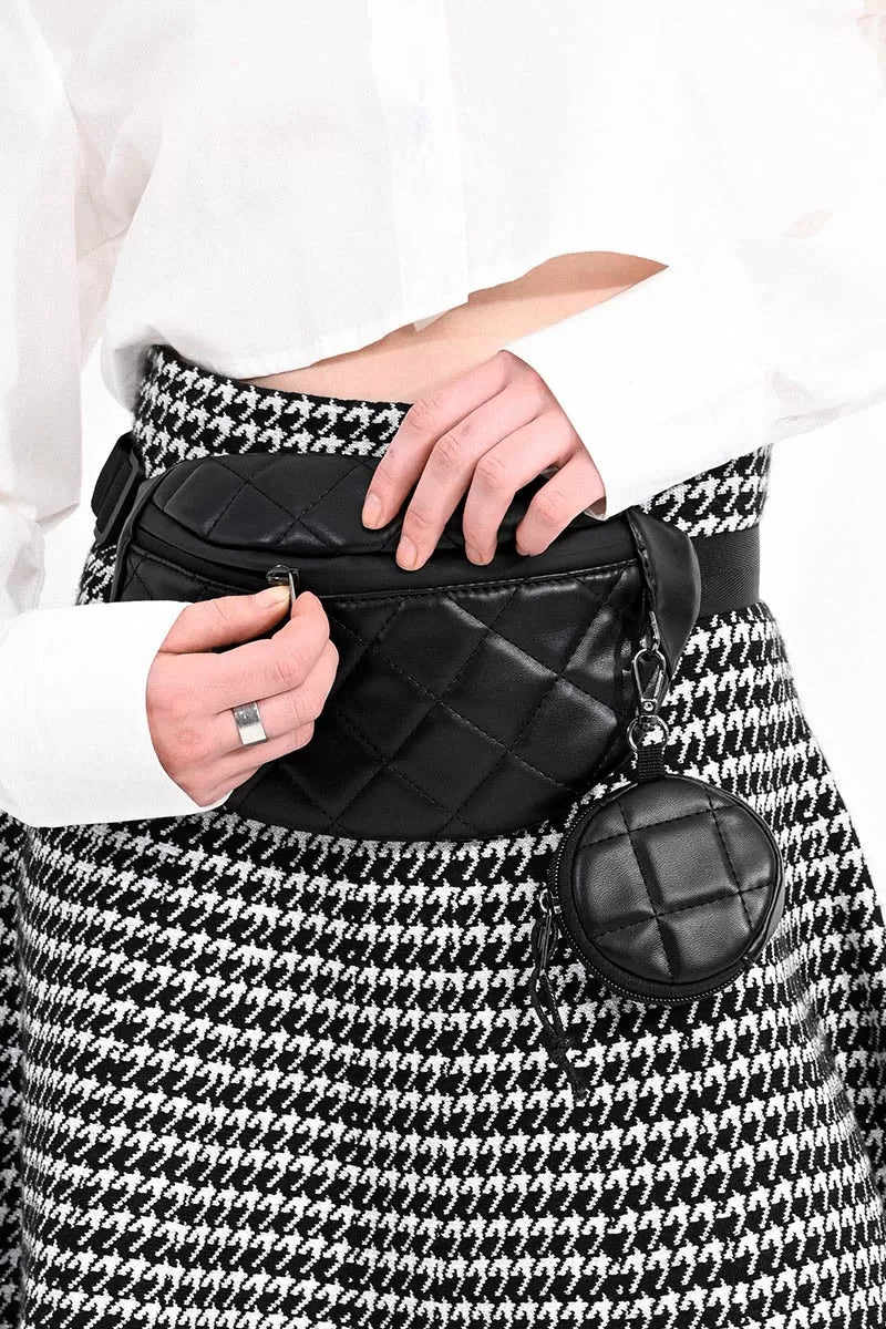 Molly Bracken Quilted Sling Bag Black Underground Clothing