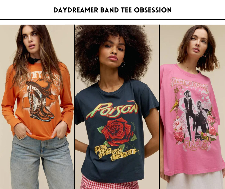 Daydreamer band tees - Ulla-La Boutique