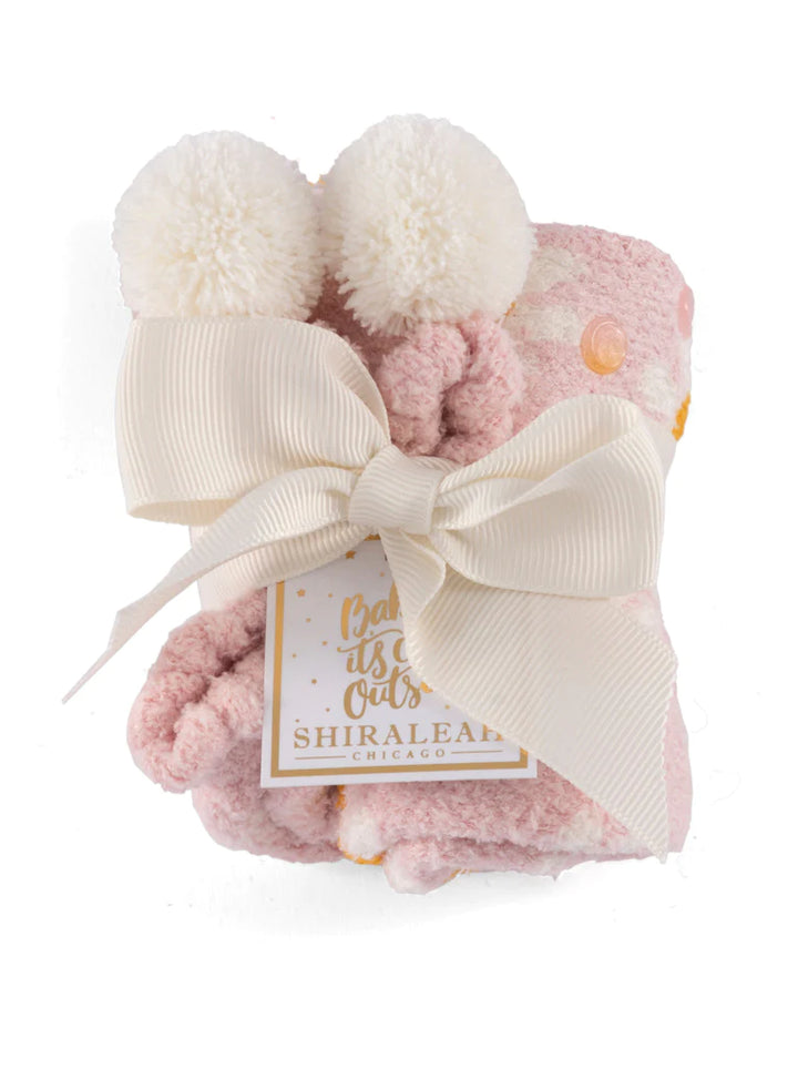 Daisy Home Socks - Blush