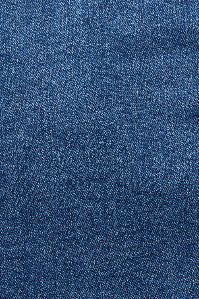Midi Stretch Denim Skirt - Blue Medium Wash