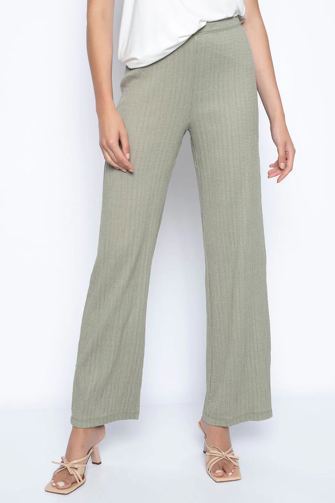 Pull-On Wide Leg Pants // Dusty Sage – Ulla-La Boutique