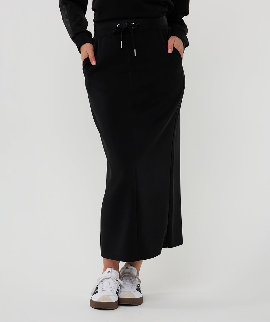 Midi Super Soft Skirt - Black