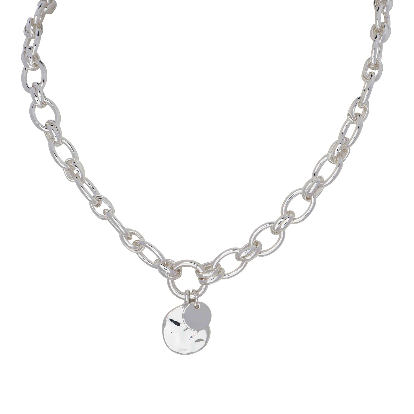 Fashion Chain Necklace Silver