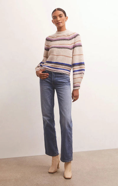 Desmond Striped Sweater (Sandstone)