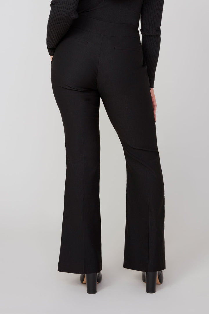 Pull On Dress Pants with Wide Waist Band