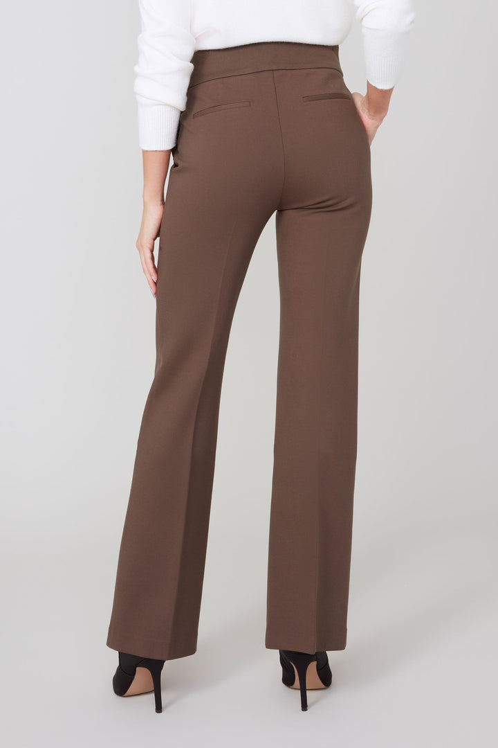 Pull On Dress Pants with Wide Waist Band