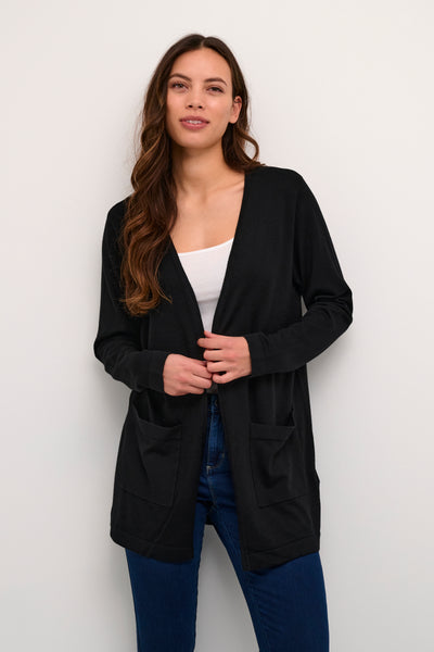 Jillian Long Astrid Cardigan - Black