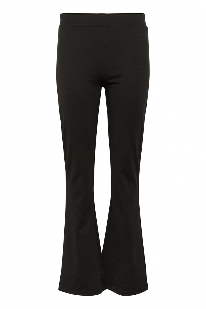 Jenny Flared Leggings - Black Deep