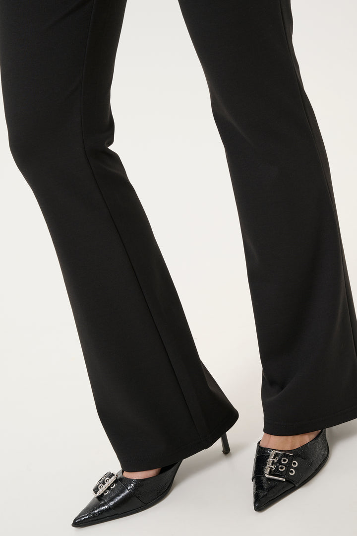 Jenny Flared Leggings - Black Deep