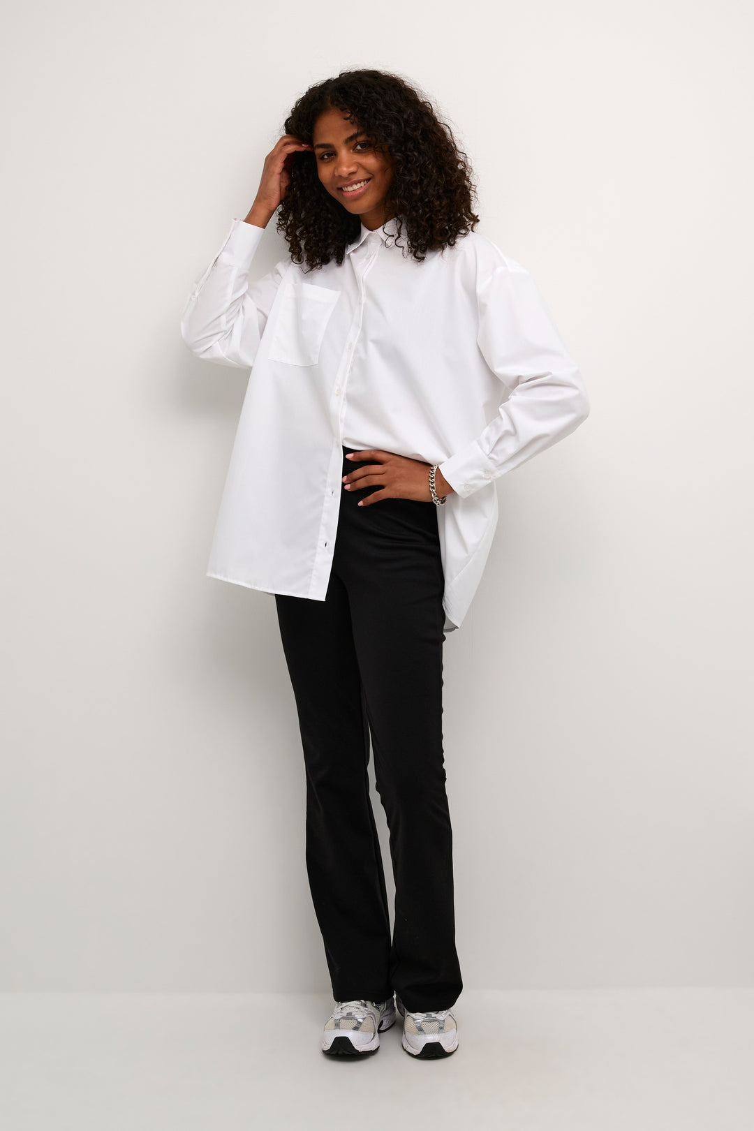 Jenny Flared Leggings - Black Deep