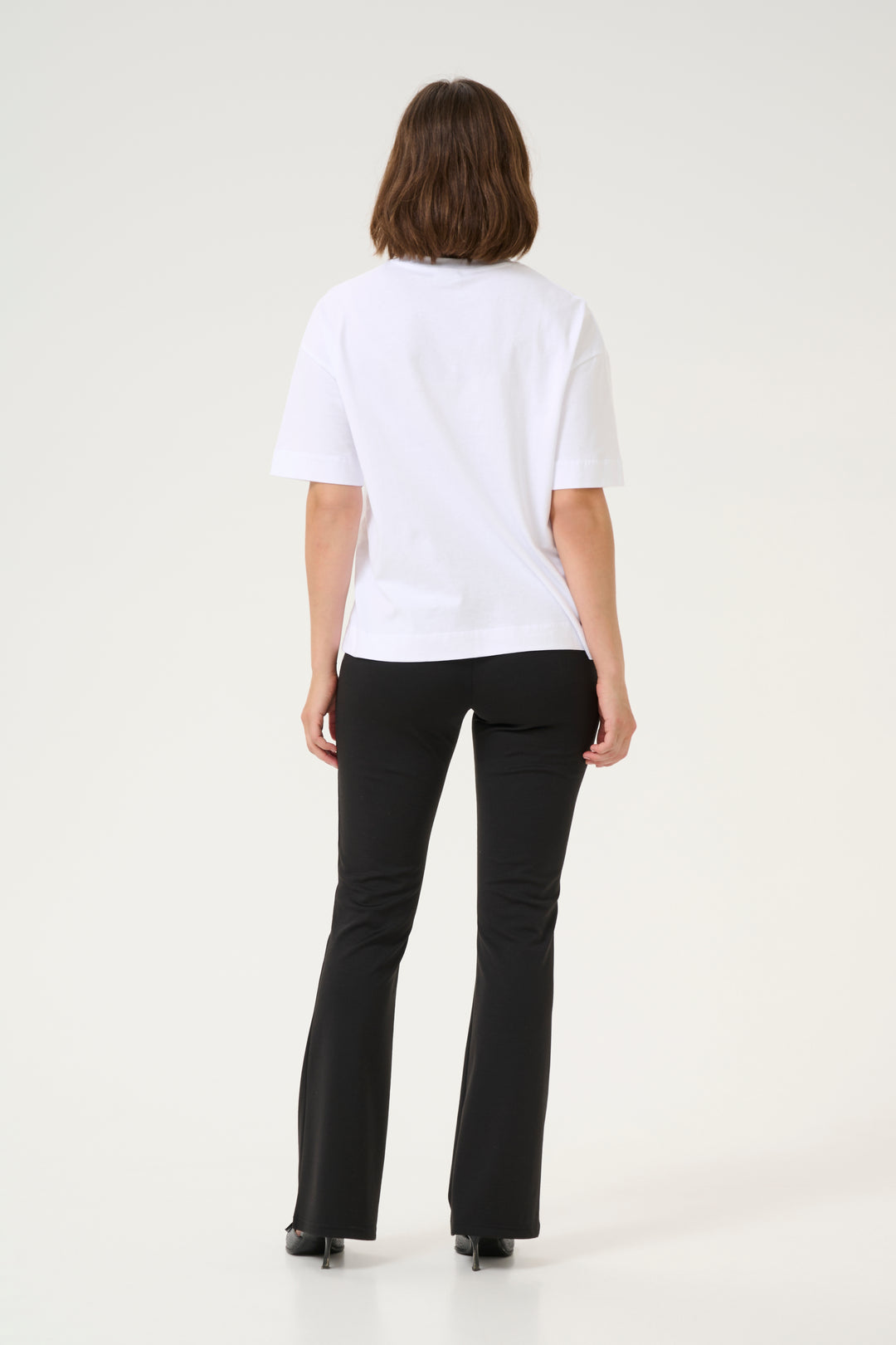 Jenny Flared Leggings - Black Deep