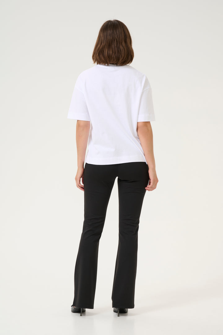 Jenny Flared Leggings - Black Deep