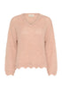 Niso V-Neck Pullover - Rose Dust