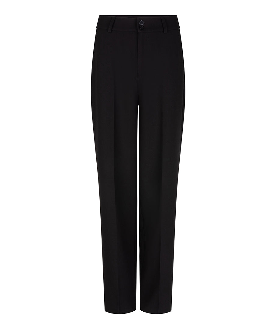 Wide Leg Dress Pants - Black