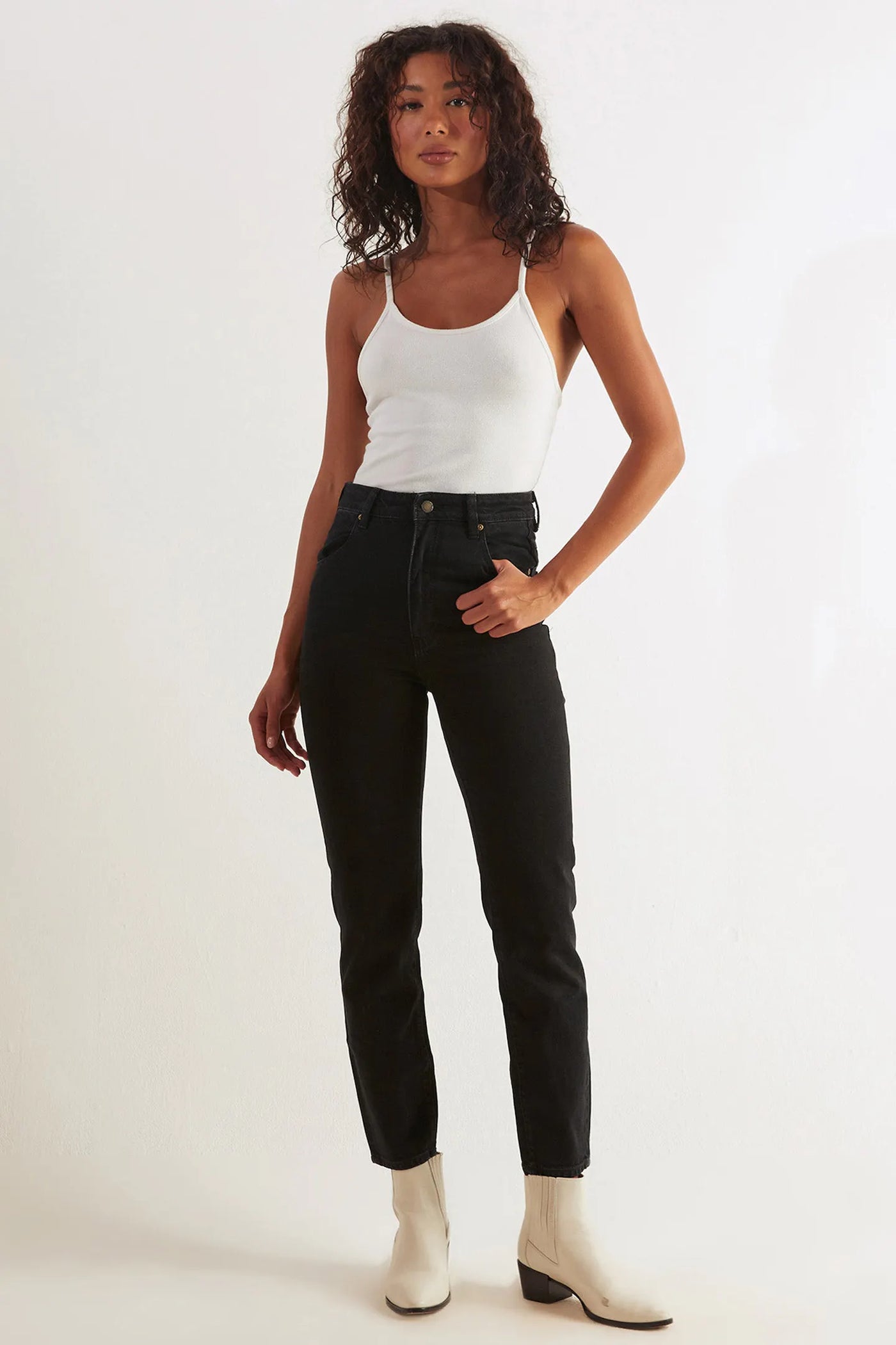 Dusters High Rise Jean // Black