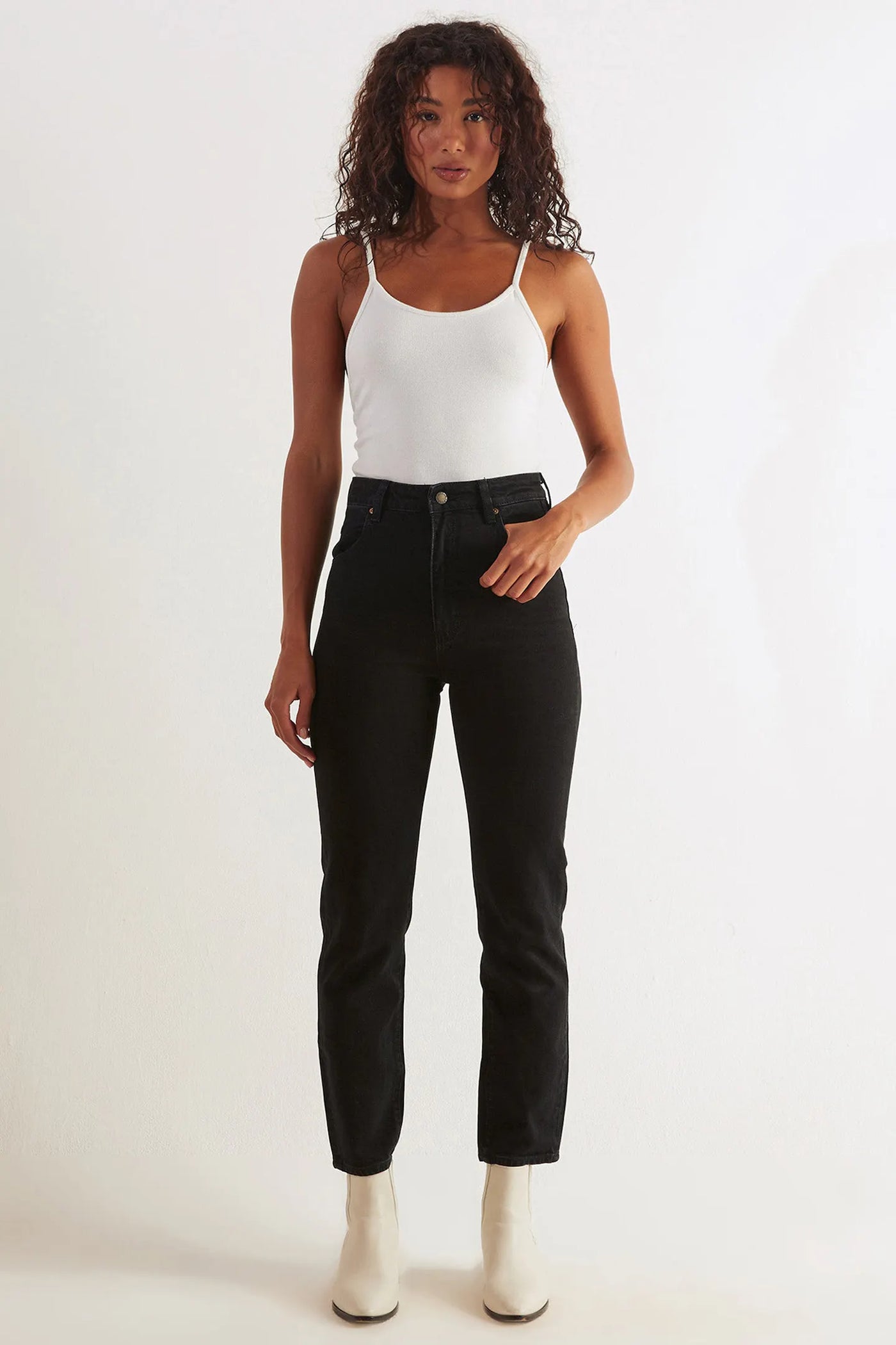 Dusters High Rise Jean // Black