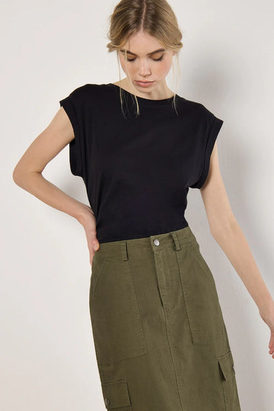 Jenny Cargo Midaxi Skirt - Khaki