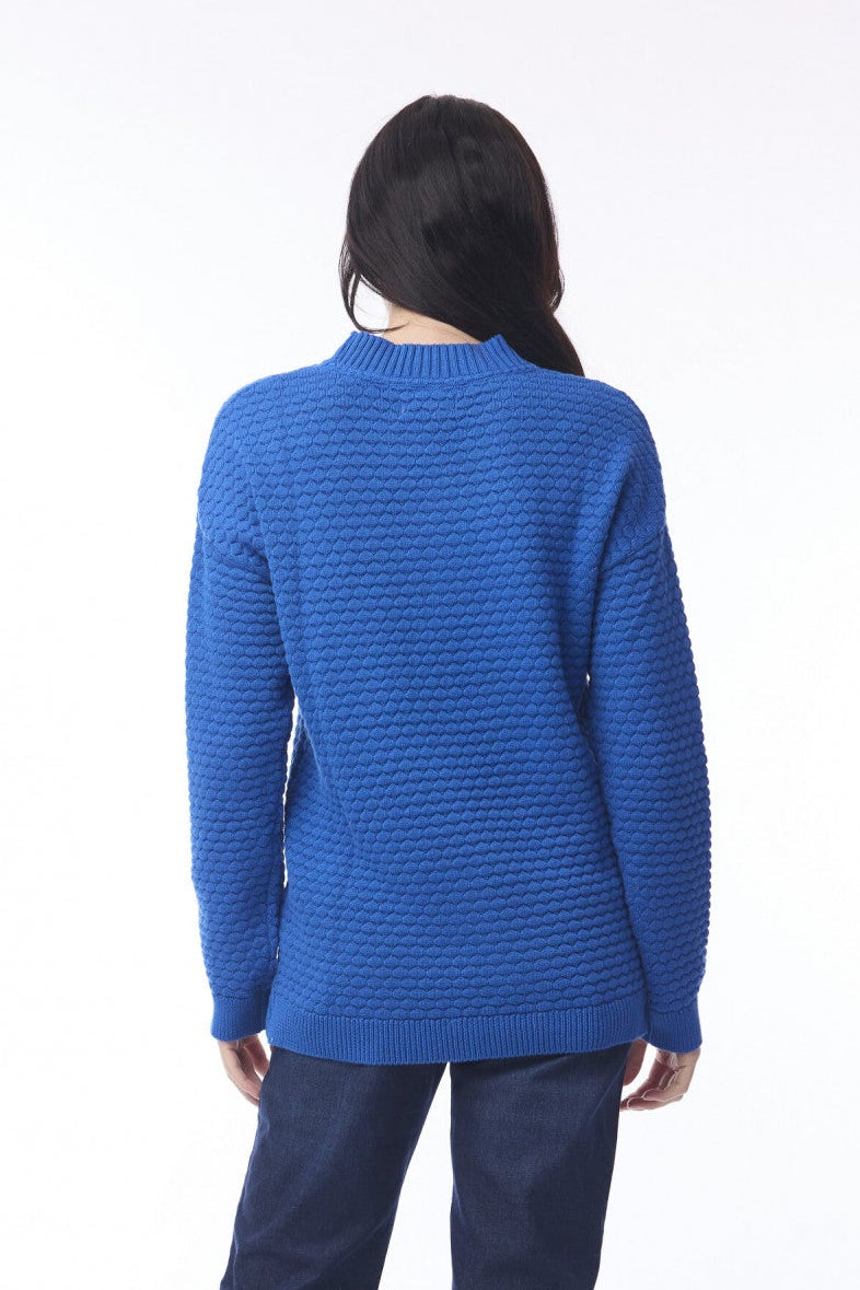 Organic Cotton Waffle Knit Sweater