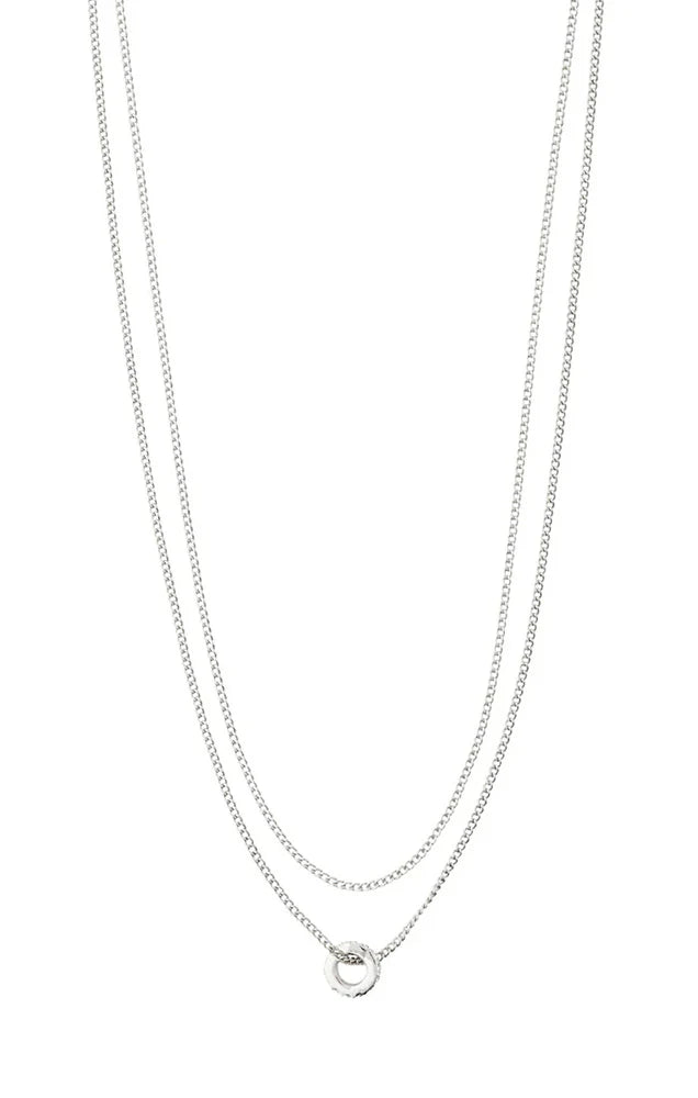 Blossom Recycled Crystal Halo Necklace