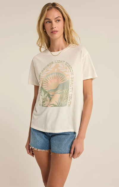 Love Energy Boyfriend Tee - Sea Salt