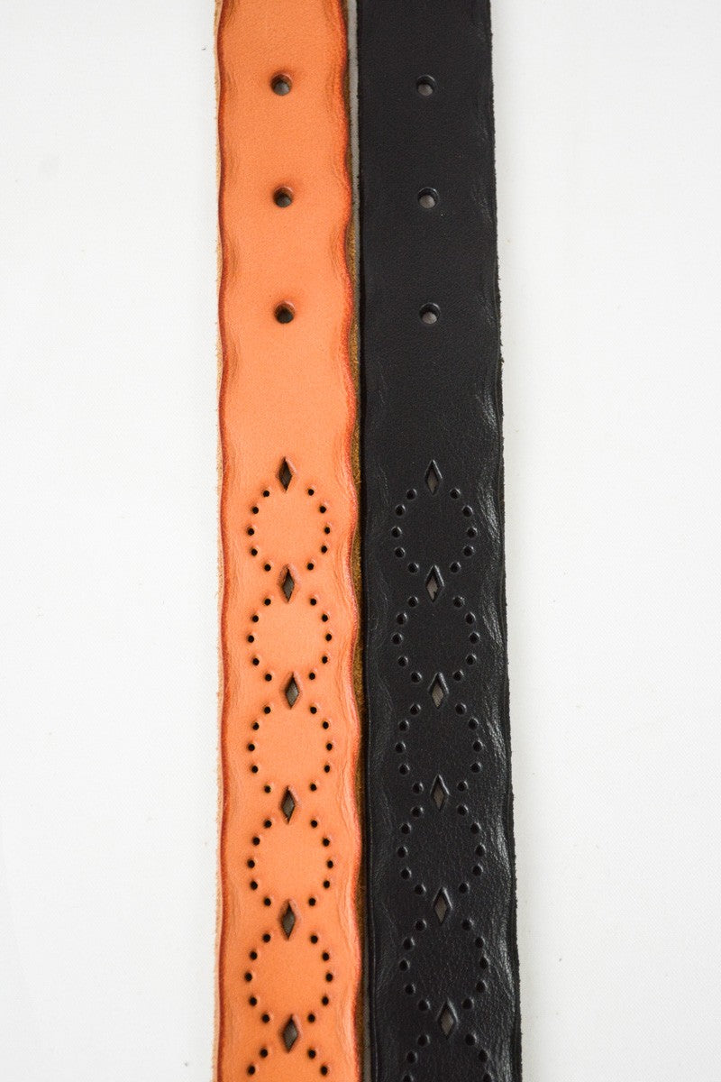 Bohemian 100% Genuine Leather Punched Out Belt