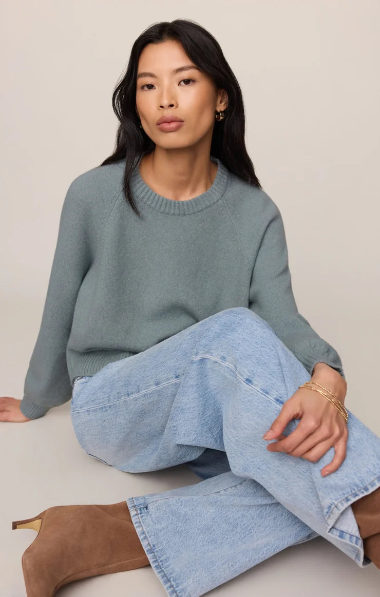 Coming Up Cozy Sweater - Soft Succulent