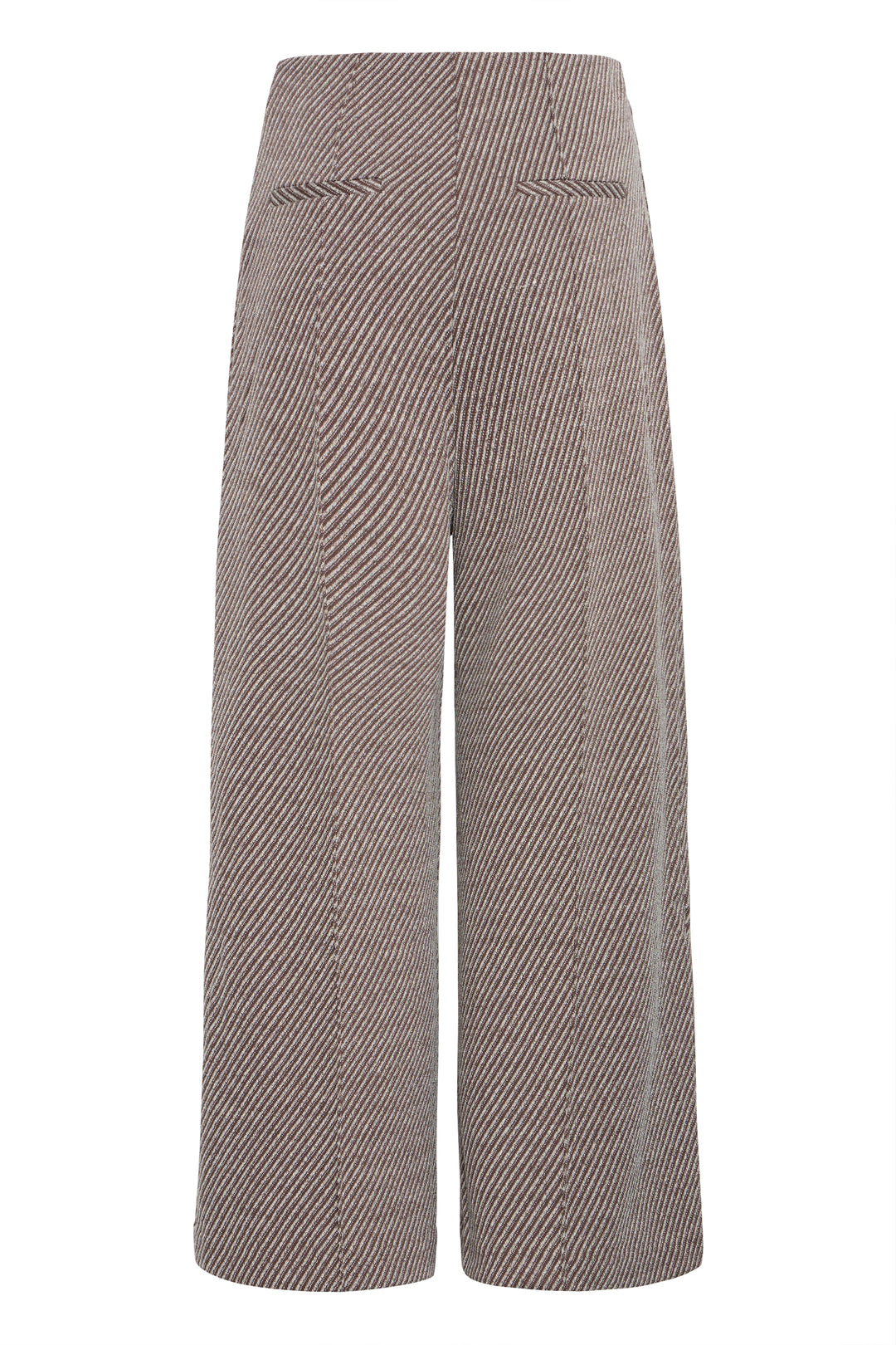 Kate Twill Wide Leg Pants - Java Almond