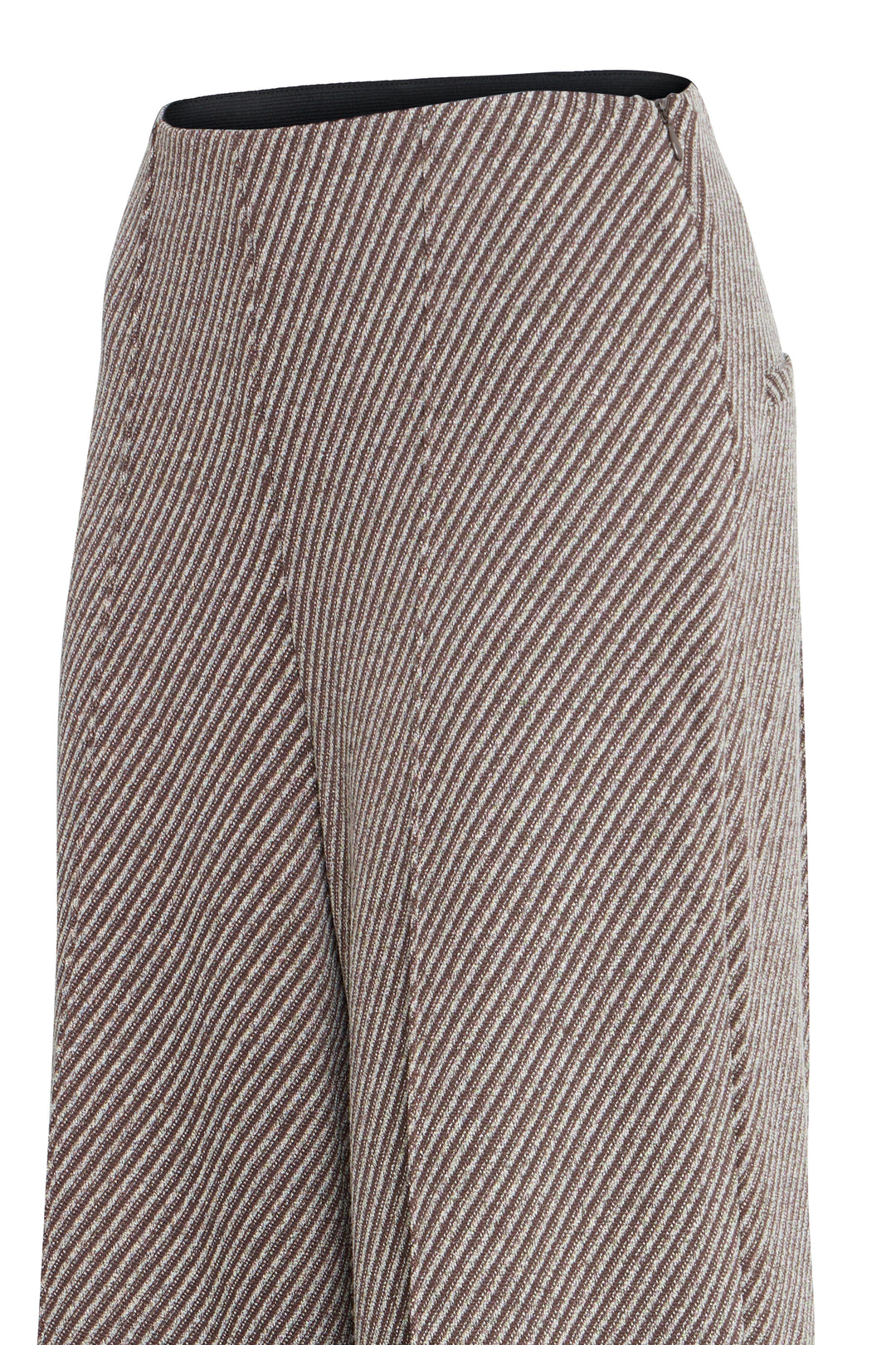 Kate Twill Wide Leg Pants - Java Almond