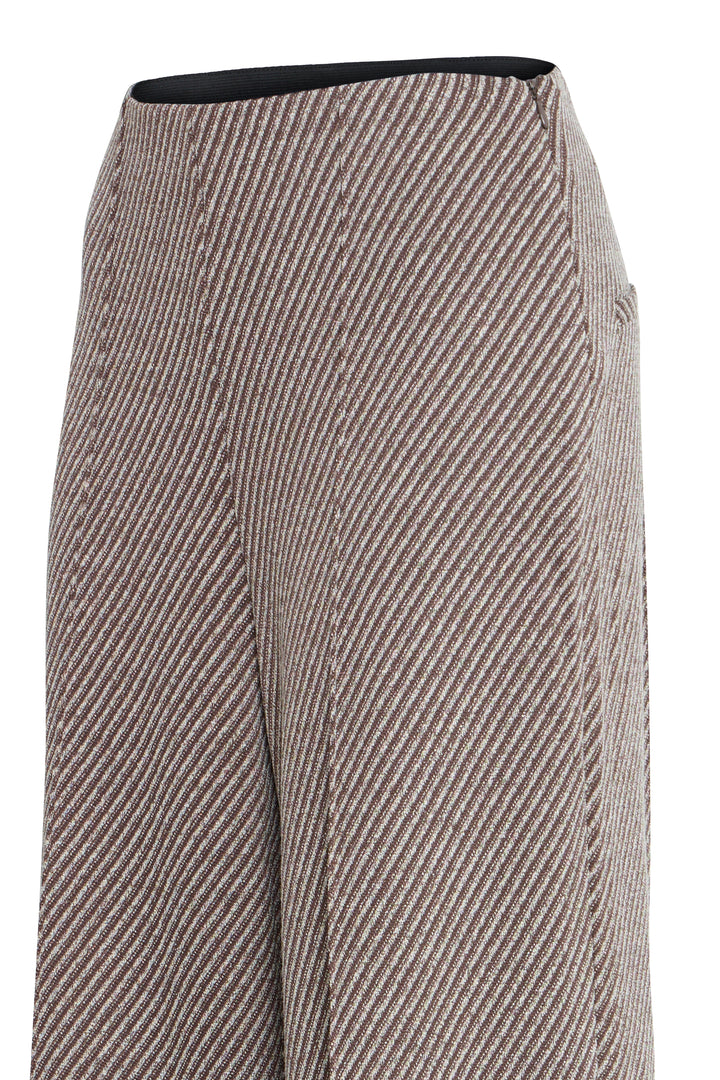 Kate Twill Wide Leg Pants - Java Almond