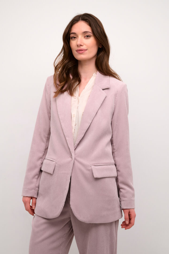 Cory Corduroy Blazer - Dawn Pink