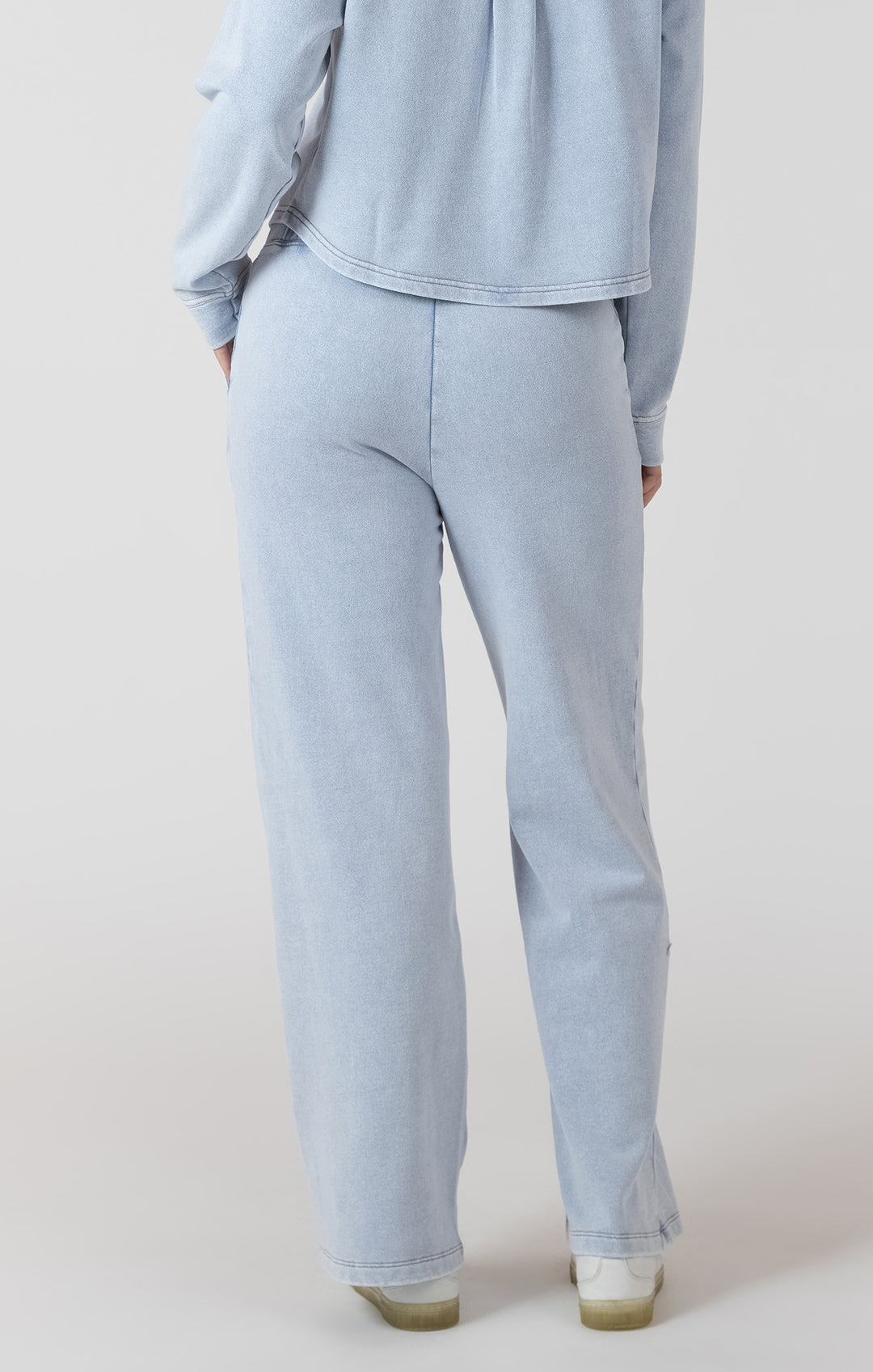 Knit Lounge Pants - Washed Light Blue