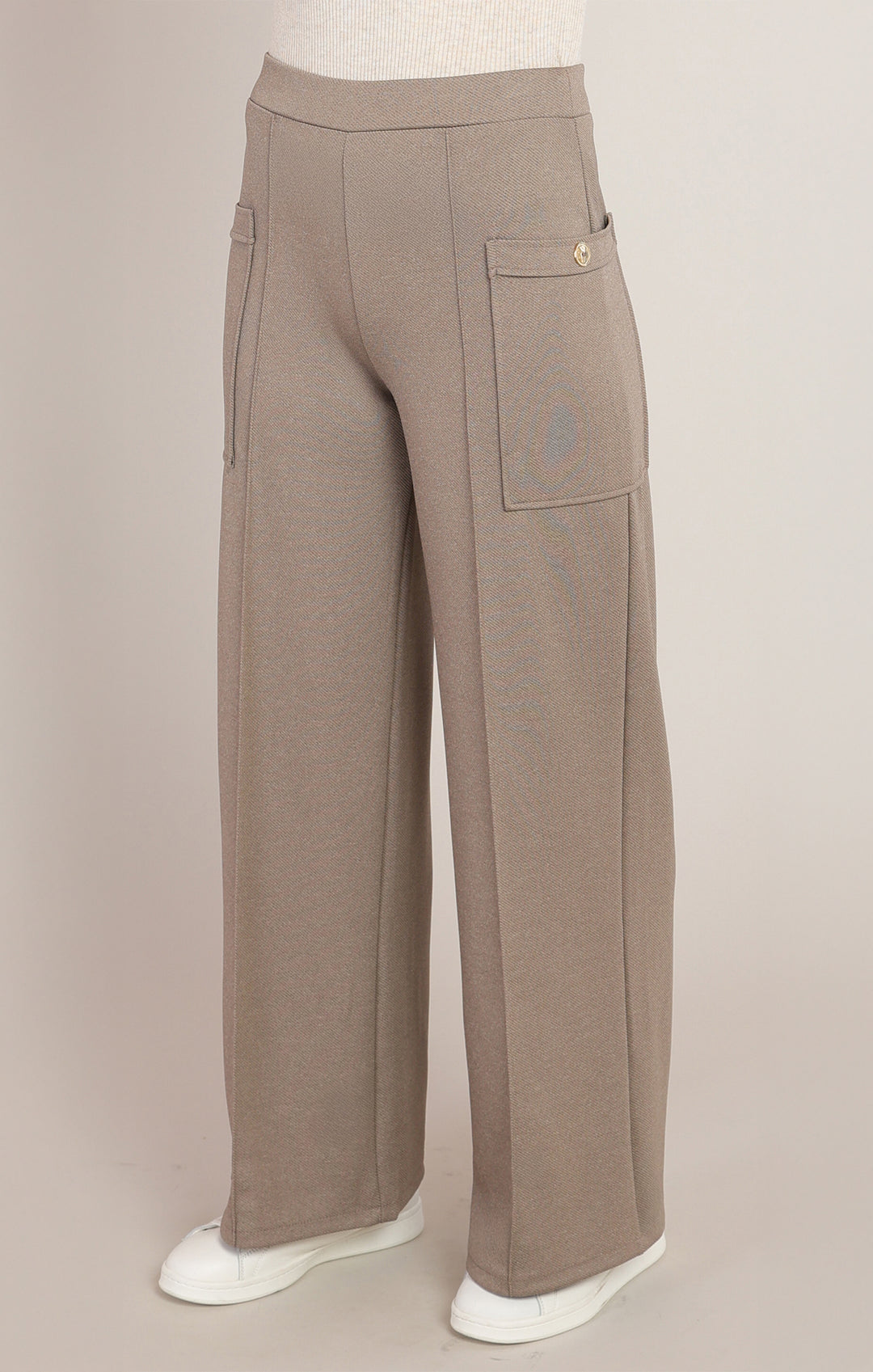 Twill Pocket Pants - Warm Taupe