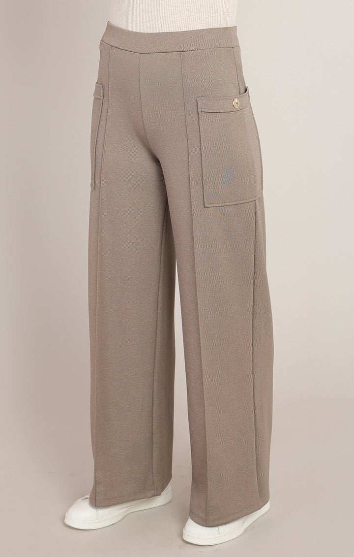 Twill Pocket Pants - Warm Taupe