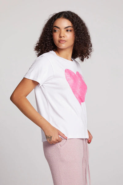 Heart Tee - White