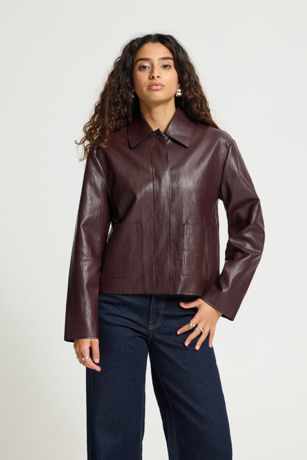 Harium Casual Jacket - Fudge