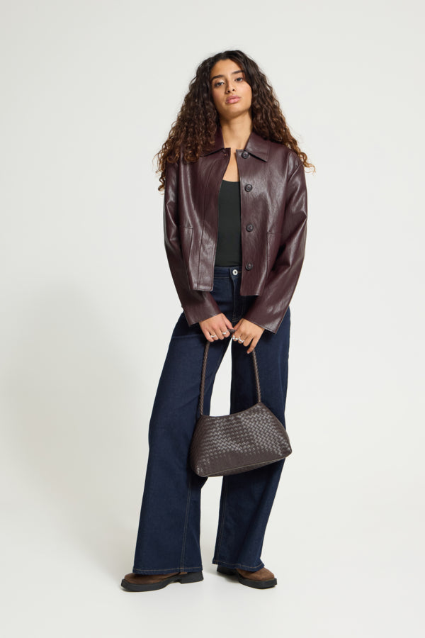 Harium Casual Jacket - Fudge