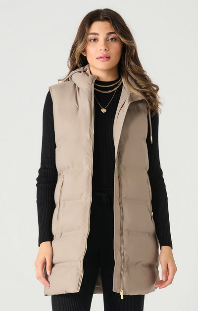 Hooded Puffer Vest