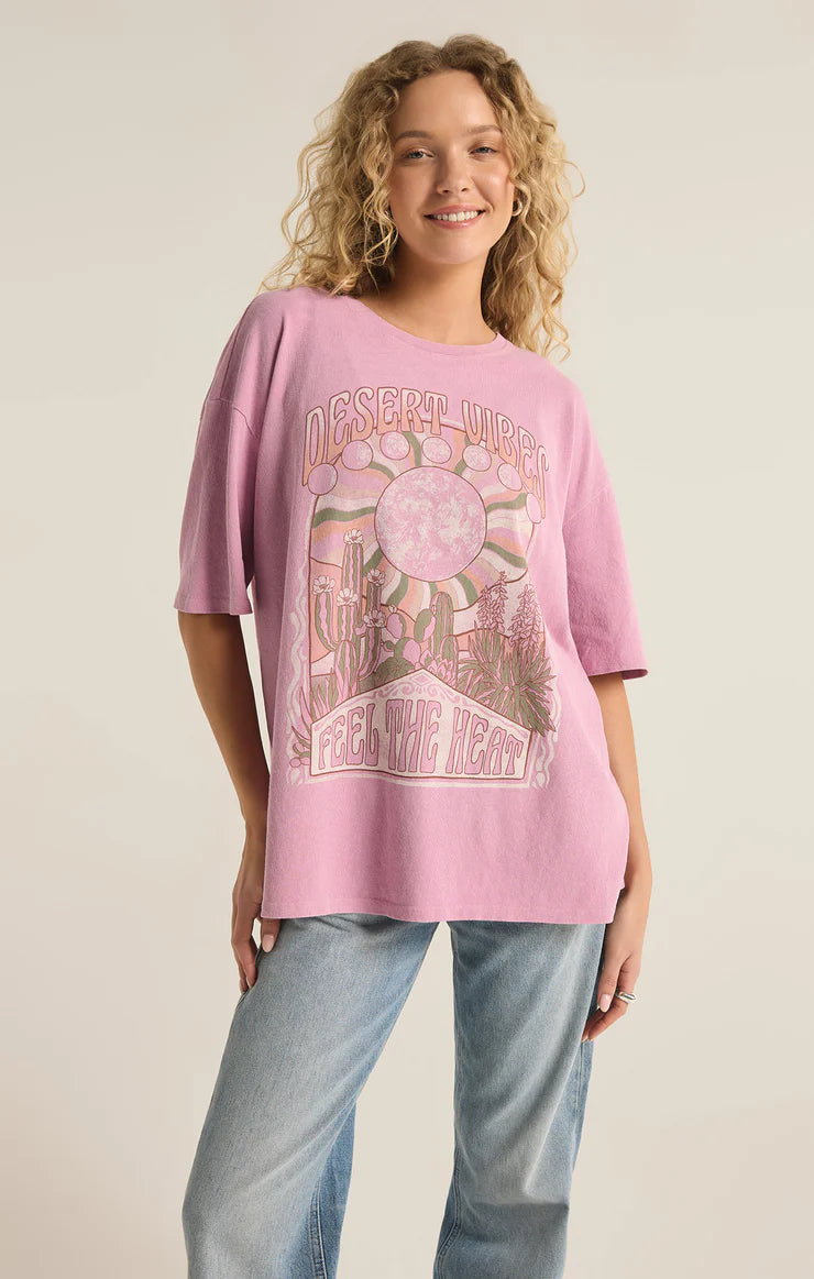 Desert Vibes Social Tee - Sunset Mauve