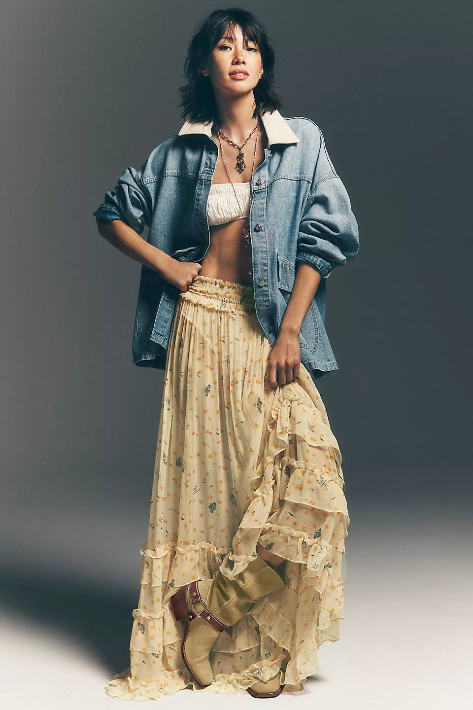 Lemon Denim Jacket – Free People | Ulla-La Boutique