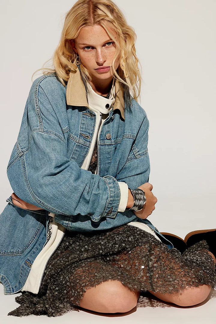 Lemon Denim Jacket – Free People | Ulla-La Boutique
