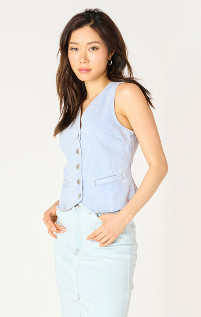 Denim Vest - Light Blue Wash