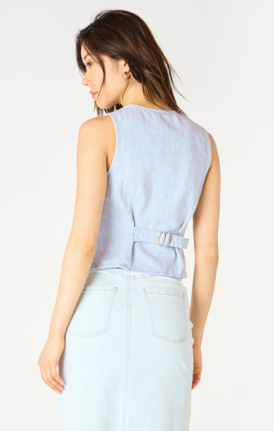 Denim Vest - Light Blue Wash