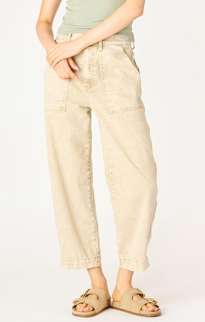 High Rise Straight Leg Ankle Jeans