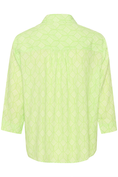 Trish Blouse - Fingerprint Green