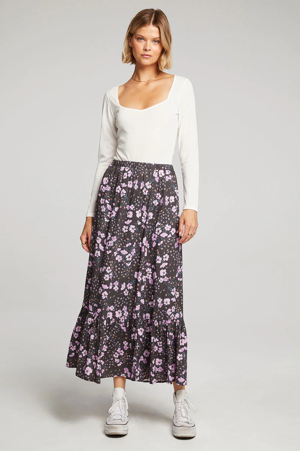 Roxanne Floral Maxi Skirt - Multi