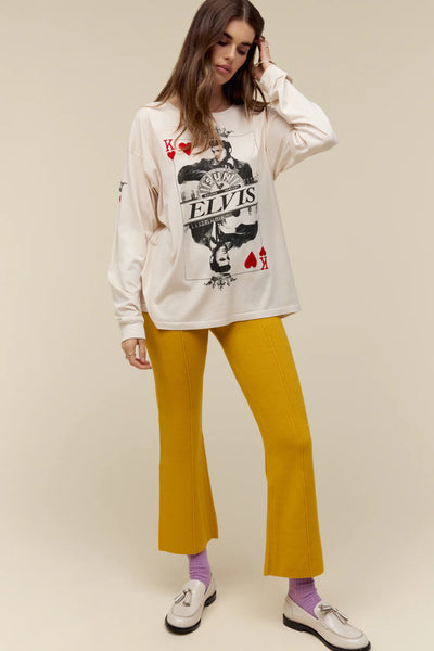 Sun Records X King of Hearts Long Sleeve - Dirty White