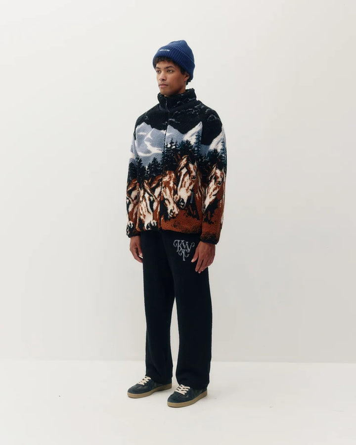 Printed Sherpa Jacket - Unisex
