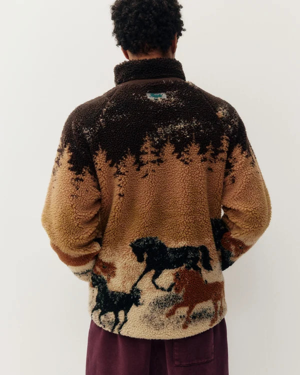 Printed Sherpa Jacket - Unisex